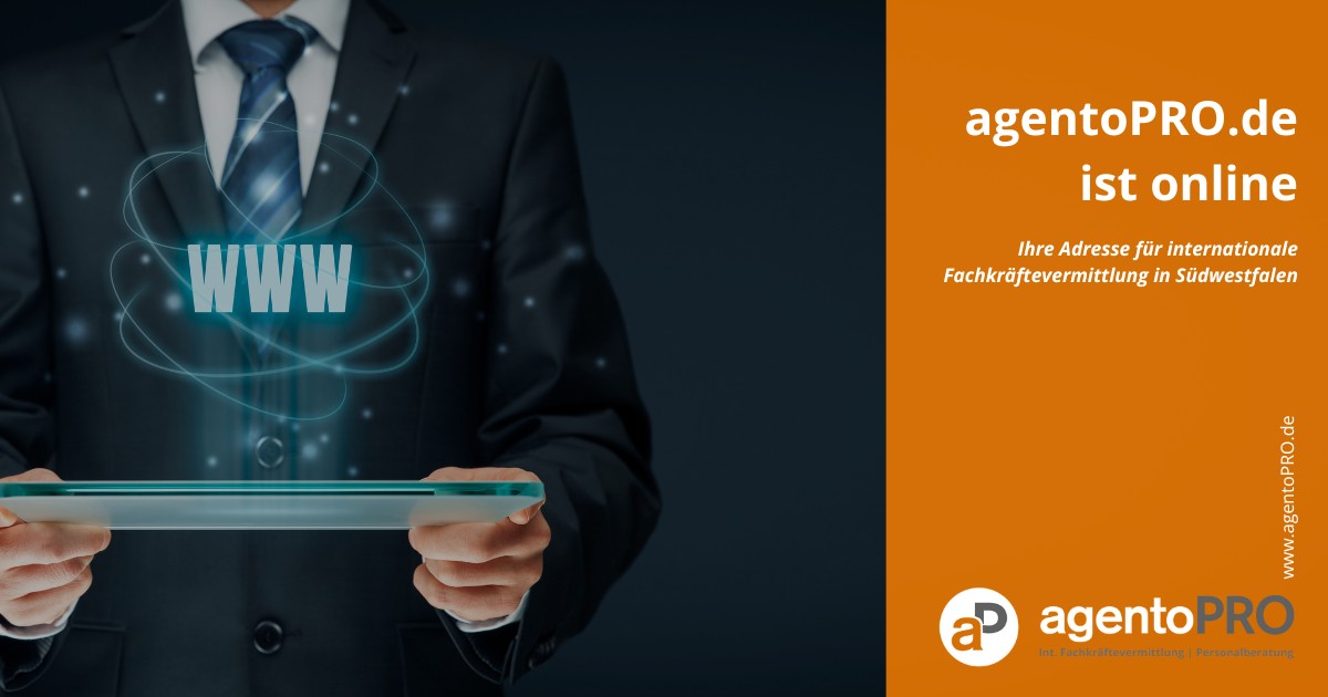 Start der neuen agentoPRO Homepage – Internationale Fachkräftevermittlung für Südwestfalen und NRW mit Fokus auf Südamerika